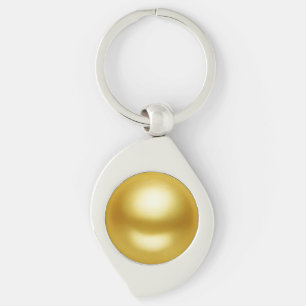 Gouden Parel Sleutelhanger