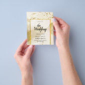 Gouden Parel TROUW Alcohol INKT Abstract LeahG Flyer (Hand)