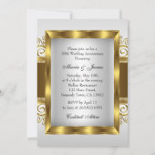 Gouden & Parel Wervelende Foto 50 Jaar Jubileum Ui Kaart (Achterkant)