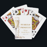 Gouden Parels en Prosecco Classic Speelkaarten<br><div class="desc">Introductie van onze Gold Pearls en Prosecco Classic Speelkaarten, een luxe draai aan een tijdloos tijdloos tijdverdrijf. Elke kaart is versierd met elegante gouden design en delicate parels, wat een gevoel van weelde en verfijning oproept. Met een vleugje sprankelende prosecco beelden, voegen deze kaarten een vleugje viering toe aan elk...</div>