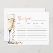 Gouden Parels en Prosecco Vrijgezellenfeest Recept (Voorkant / Achterkant)