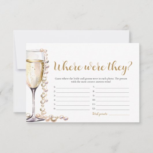 Gouden Parels en Prosecco Waar Waren Ze Spel Kaart (Voorkant)
