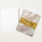 Gouden parels zijdeachtig nieuwjaar planner (Display)