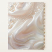 Gouden parels zijdeachtig nieuwjaar planner (Achterkant)