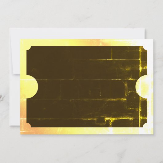 Gouden Partij Ticket Kaart (Achterkant)