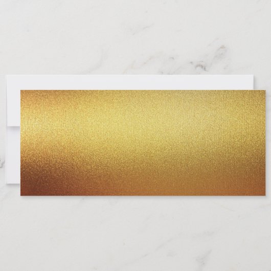 Gouden Partij Ticket Uitnodiging (Achterkant)