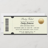 Gouden Partij Ticket Uitnodiging 2026 (Voorkant)
