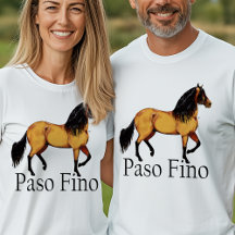 Gouden Paso Fino Paardenillustratie Paardensport
