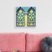 Gouden Passage naar het Onzichtbare Rijk Canvas Afdruk (Insitu (Woonkamer))