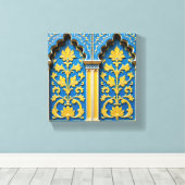 Gouden Passage naar het Onzichtbare Rijk Canvas Afdruk (Insitu (Houten vloer))