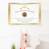 Gouden Pastor Waardering Celebration Event Spandoek (Insitu)