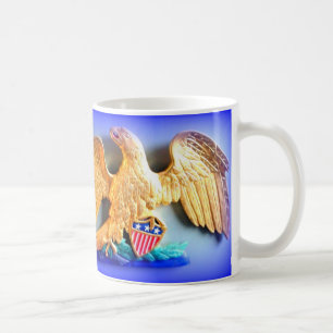 gouden patriottische adelkoffie-mok koffiemok