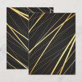 Gouden Patroon 1 Briefkaart (Voorkant / Achterkant)