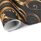 Gouden Patroon 2 Verpakkend Document Cadeaupapier (Rol Hoek)