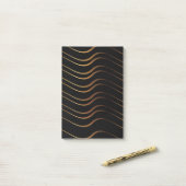 Gouden Patroon 4 Post-it® Notes (Op bureau)