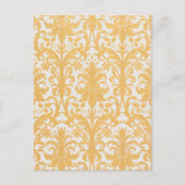  gouden  patroon briefkaart (Voorkant)
