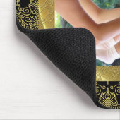 Gouden Patroon Foto Lijst Muismat (Hoek)