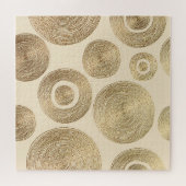 Gouden patroon: glanzend abstract luxeontwerp legpuzzel (Horizontaal)