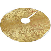 Gouden patroon in reliëf kerstboom rok (Gekanteld)