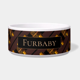 Gouden Patroon Voerbakje