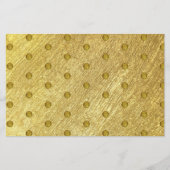 Gouden Patroon Zeep Product Wrap Gerecycleerd Papi Briefpapier (Voorkant)