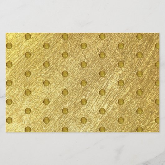 Gouden Patroon Zeep Product Wrap Gerecycleerd Papi Briefpapier (Voorkant)