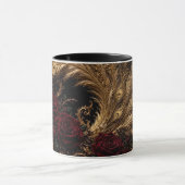 Gouden Pauw Barok Mok (Midden)