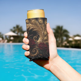 Gouden Pauw Barok Porseleinen Kan Seltzer Blikjeskoeler