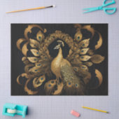 Gouden Pauw Tissuepapier (Craft)