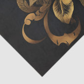 Gouden Pauw Tissuepapier (Detail)