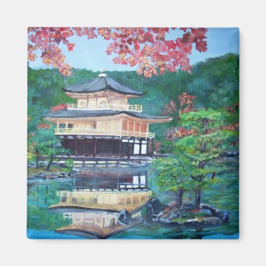 Gouden Paviljoen in Kyoto Magnet (Voorkant)