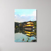 Gouden Paviljoen Kyoto Japan Tempelreflectie