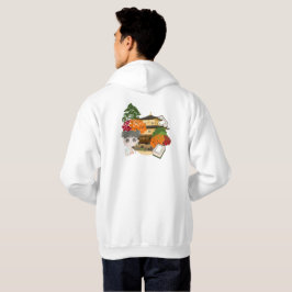 Gouden Paviljoen Pruilende Chibi Mahjong Hoodie