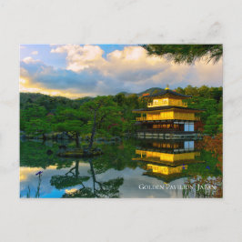 Gouden Paviljoen Tempel Kyoto Japan Landschap Briefkaart