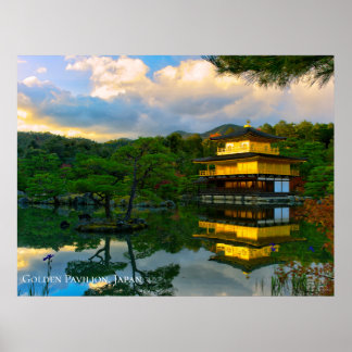 Gouden Paviljoen Tempel Kyoto Japan Landschap Poster