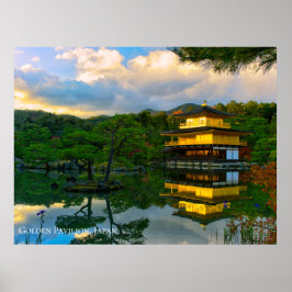 Gouden Paviljoen Tempel Kyoto Japan Landschap Poster