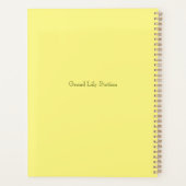 Gouden Pedalen Lelie Planner (Achterkant)