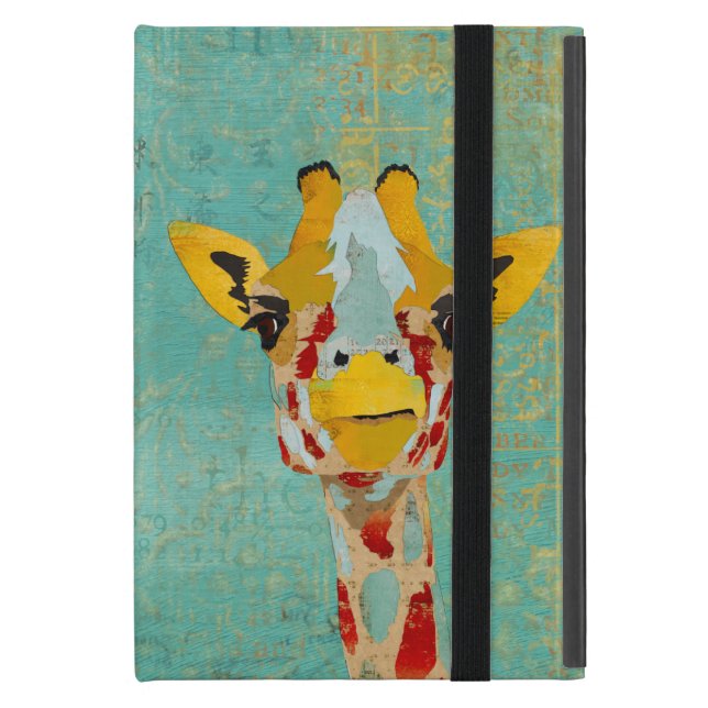 Gouden Peeking Giraffes iPad Case Mini Hoesje (Voorkant Dicht)