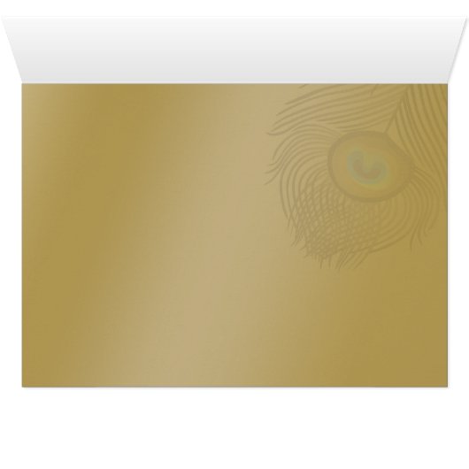 gouden pekelzitje voor bruiloft (Binnen Horizontaal (Onder))