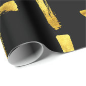 Gouden penseelkruis - Christelijk Jesus Christ Cru Cadeaupapier (Rol Hoek)