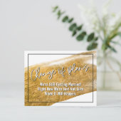 Gouden penseelstreek Verandering van plannen Uitge Briefkaart (Staand voorkant)