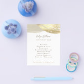 Gouden penseelstreken flyer (Enkel)