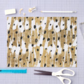 Gouden penseelstreken Moderne Kunstzinnige Polka D Tissuepapier (Craft)