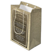  gouden pensioenteken medium cadeauzakje (Achterkant Gekanteld)