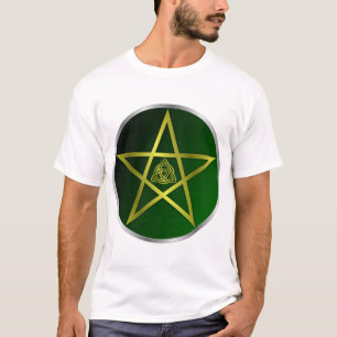 gouden pentakel t-shirt