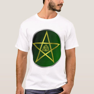 gouden pentakel t-shirt