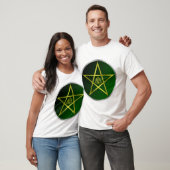 gouden pentakel t-shirt (Unisex)