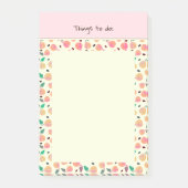 Gouden Peren Collectie Roze Post-it® Notes (Voorkant)