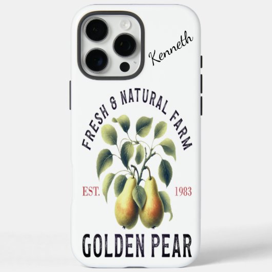Gouden peren uit een natuurlijk boerderij Case-Mate iPhone case (Achterkant)