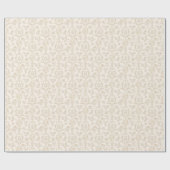 Gouden perfecte peervormige Franse landelijke brui Cadeaupapier (Vlak)